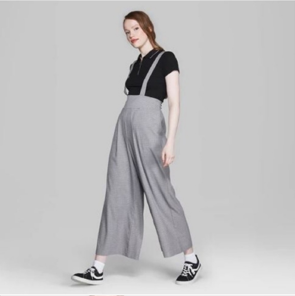 Wild Fable Suspender Trouser Wide Leg Jumpsuit